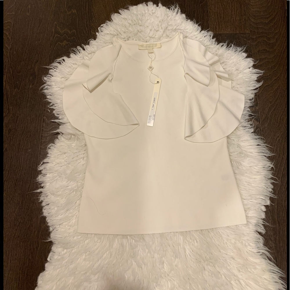 Jonathan Simkhai Hanging Ruffle Racer Tank - Picture 3 of 8